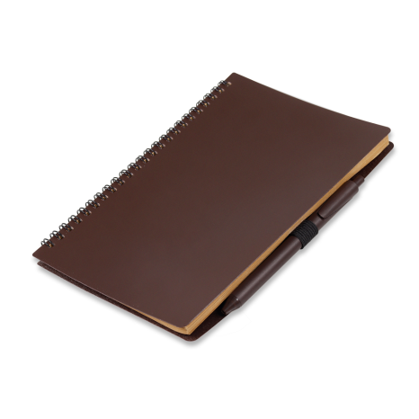 Caderno A5 Capa Pp com Caneta Promocional