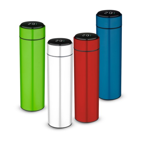 Garrafa Térmica de Inox 450 Ml com Display de Led