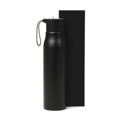 Garrafa em Alumínio Reciclado Preto 750 Ml Personalizado