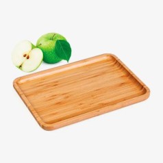 Bandeja em Bambu para Servir 28X20cm Personalizado