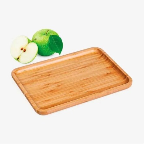 Bandeja em Bambu para Servir 28X20cm Personalizado