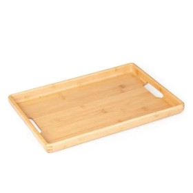 Bandeja em Bambu para Servir 40X28X3cm Personalizado