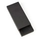 Chaveiro em Metal Cromado e Material Sintético Preto Personalizado