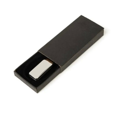 Chaveiro em Metal/Pu Prata/Preto Personalizado