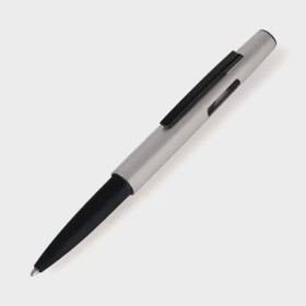 Caneta Esferográfica em Abs com Tampa e Ponta Touch Prata Personalizada