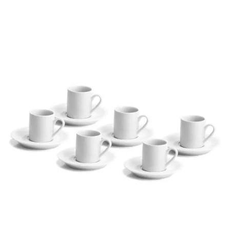 Jogo de Xícaras de Cafezinho com Pires em Porcelana 50Ml Personalizado