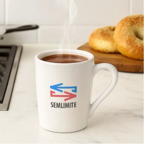 Caneca em Cerâmica Branca 230 Ml Personalizada