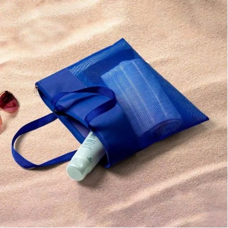 Sacola de Mão em Nylon 600 e Tela Sanet Azul Personalizado