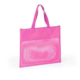 Sacola de Mão em Nylon 600 e Tela Sanet Rosa Personalizado