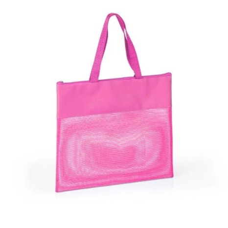 Sacola de Mão em Nylon 600 e Tela Sanet Rosa Personalizado