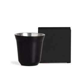 Copo para Café em Aço Inox Preto 60Ml Personalizado