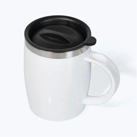 Caneca em Aço Inox / Poliestireno 400 Ml Personalizada