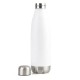 Garrafa com Tampa em Aço Inox Branca 750Ml Personalizado