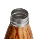 Garrafa com Tampa em Aço Inox Amadeirado 750Ml Personalizado