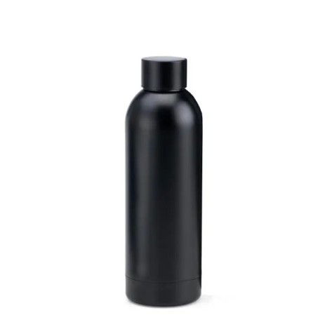 Garrafa em Inox Parede Dupla Preta 500 Ml Personalizado