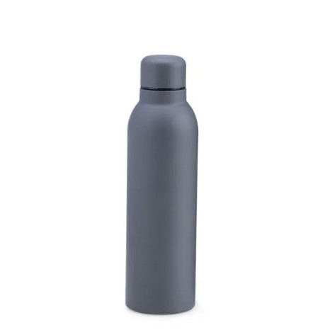 Garrafa em Inox Parede Dupla Cinza 470 Ml Personalizado