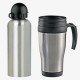 Conjunto de Squeeze e Caneca em Aço Inox 600/410 Ml- 2 Pçs Personalizado