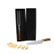Conjunto de Faca e Garfo Premium em Madeira / Inox 2 Pçs Personalizado
