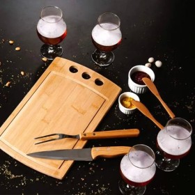 Kit Churrasco, Petisco, Cerveja e Tábua 3 Furos 11 Pçs Personalizado