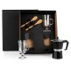 Kit para Café com Cafeteira Italiana 5 Pçs Personalizado