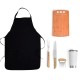 Kit para Churrasco com Copo Térmico 6 Pçs Personalizado