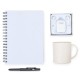 Kit Caneca em Fibra de Bambu e Acessórios 4 Pçs Personalizado