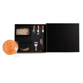 Kit Queijo e Champagne 6 Pçs Não Acompanha Garrafa Personalizado
