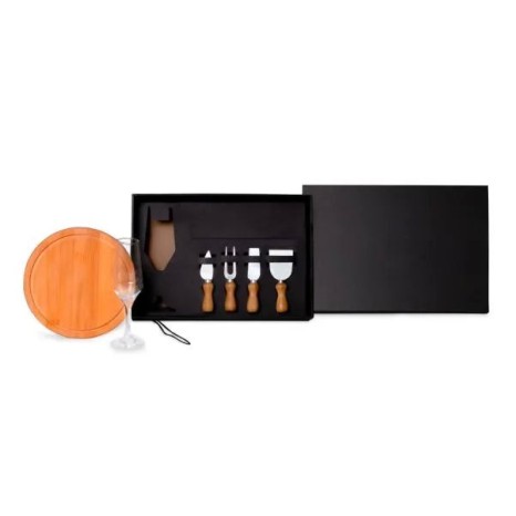 Conjunto Taça, Tábua e Utensílios 6 Peças Personalizado