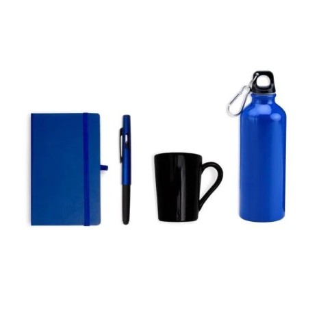 Kit Squeeze e Acessórios Azul 4 Pçs Personalizado