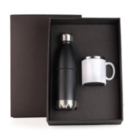 Kit Garrafa e Caneca 2 Pçs Personalizado