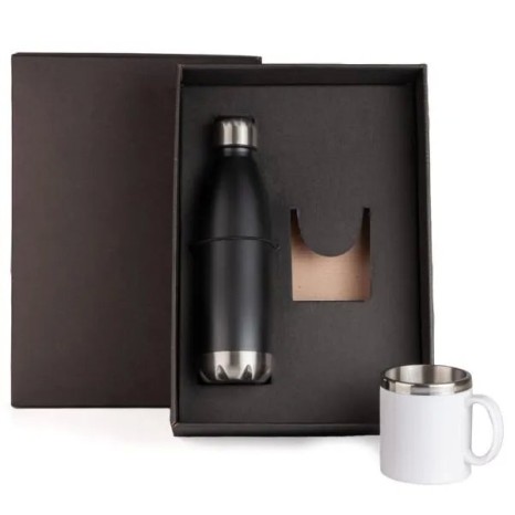 Kit Garrafa e Caneca 2 Pçs Personalizado