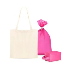 Kit Sacola/Ecobag e Necessaire 2 Pçs Personalizado