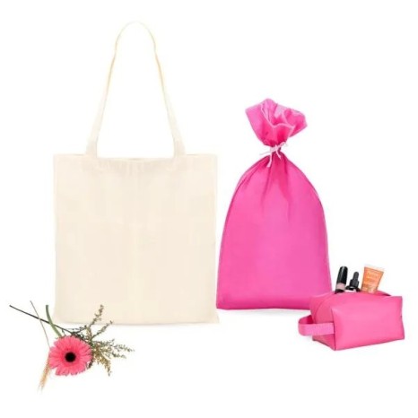Kit Sacola/Ecobag e Necessaire 2 Pçs Personalizado