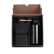 Kit com Squeeze, Caneta e Bloco 3 Pçs Personalizado