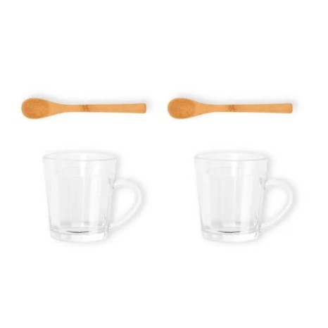 Kit Canecas com Colheres 4 Pçs Personalizado