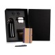 Kit Squeeze, Fone, Caderno e Caneta Azul 4 Pçs Personalizado