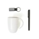 Kit Caneca, Caneta e Chaveiro 3 Pçs Personalizado