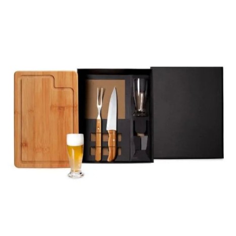 Kit para Churrasco com Copos 5 Pçs Personalizado