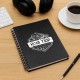 Caderno Pautado com Wire-O Preto 23,5X18cm 100 Fls Personalizado