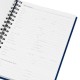 Caderno Pautado com Wire-O Azul 23,5X18cm 100 Fls Personalizado