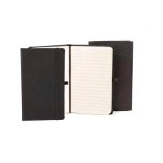 Caderneta com Pauta Preto 9,5X15,5 cm Personalizada