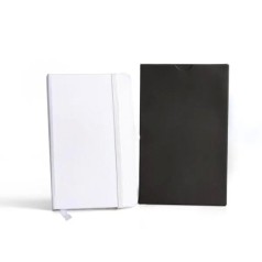Caderneta com Pauta Branca 12,2X17 cm Personalizada