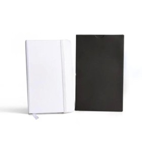 Caderneta com Pauta Branca 12,2X17 cm Personalizada