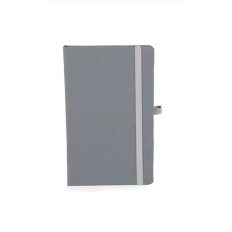 Caderneta com Pauta Cinza 12,2X17 cm Personalizada