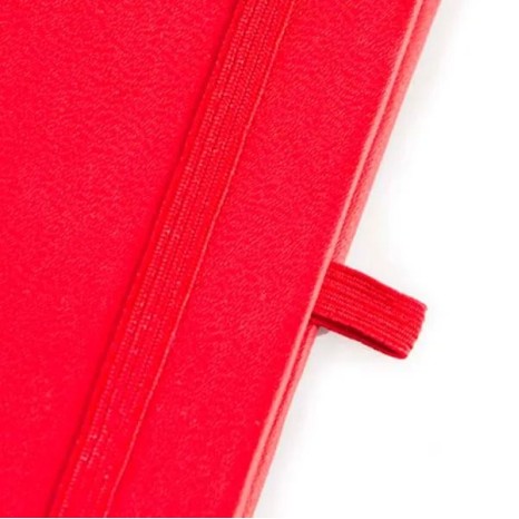 Caderneta com Pauta Vermelho 12,2X17 cm Personalizada