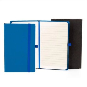 Caderneta com Pauta Azul 14X21 cm Personalizada