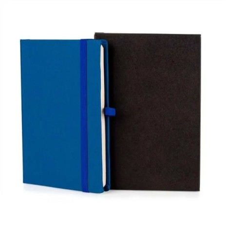 Caderneta com Pauta Azul 14X21 cm Personalizada