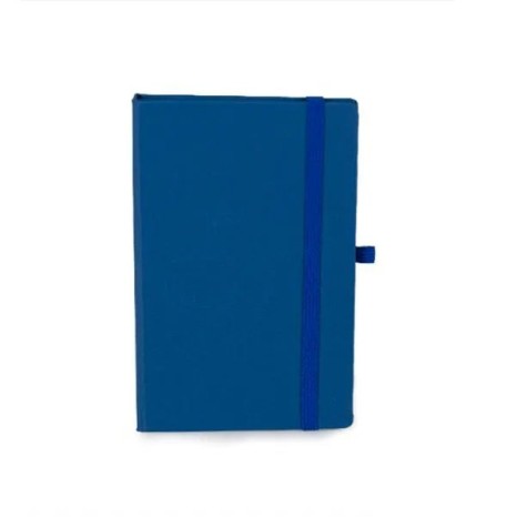 Caderneta Sem Pauta Azul 14X21 cm Personalizada