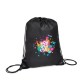 Mochila Sacola em Nylon 190D Preta 42X32cm Personalizado