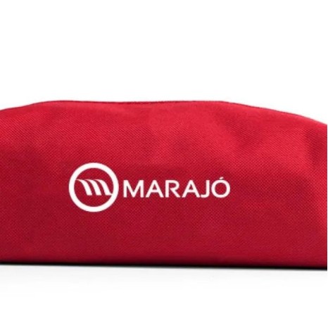 Necessaire em Nylon 600 com Alça Vermelha Personalizado